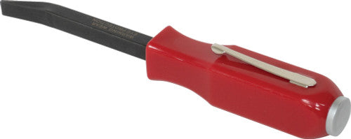 Lisle 35100 5" Long Pocket Size Pry BAR with Strike Cap, 1/4" Shaft - MPR Tools & Equipment