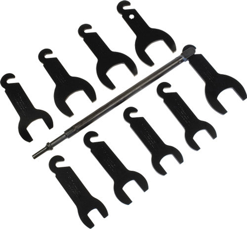 Lisle 43350 10-PC PNEUMATIC FAN CLUTCH WRENCH SET - MPR Tools & Equipment