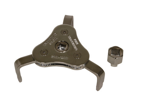 Lisle 63830 61 MM-124 MM 3 JAW WRENCH W/ADAPTER - MPR Tools & Equipment