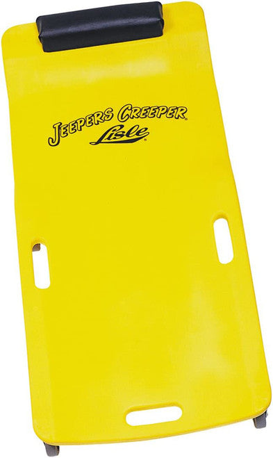 Lisle 93102 YELLOW PLASTIC CREEPER - MPR Tools & Equipment