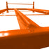 Martins Industries MAR-11 close-up of fork guide rails and powder-coated frame construction detail