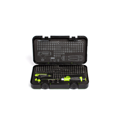 GripEdge MBS132 132-Pc RPT Multi-Bit Driver Set - Complete Kit