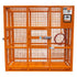 Martins Industries MIC-AUHD-78 78" Automatic HD Tire Inflation Cage empty view showing door latch, air hose, and digital control panel