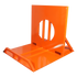Martins Industries MITB-48 48-Inch Orange Steel Tire Inflation Barrier Cage, Angle View