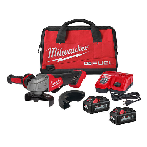 Milwaukee 2880-22 M18 4-1/2" / 5" Braking Grinder Paddle Switch Kit + FREE Milwaukee 2821-20 M18 18V Sawzall Reciprocating Saw