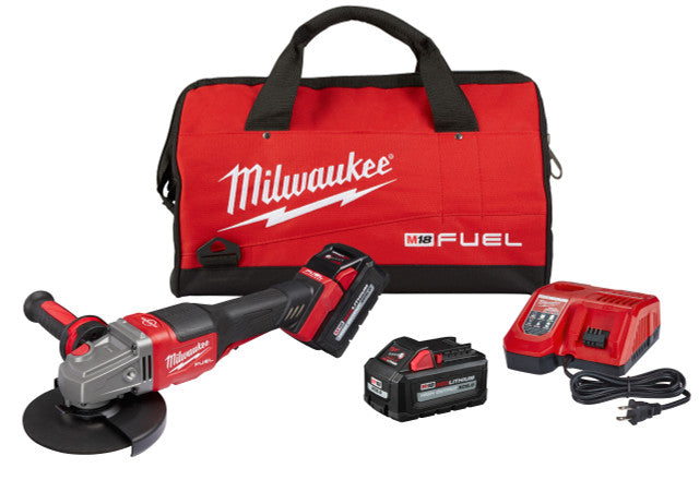 Milwaukee Tool 2980-22 18 FUEL 18-Volt Lithium-Ion Brushless Cordless Grinder + FREE Milwaukee Tool 2848-20 M18™ 18V Cordless Tire Inflator