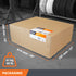 Martins Industries MTC Tire Rider Tuff Tire Cart packaging dimensions 36x31x14 inches, 90 lb gross weight