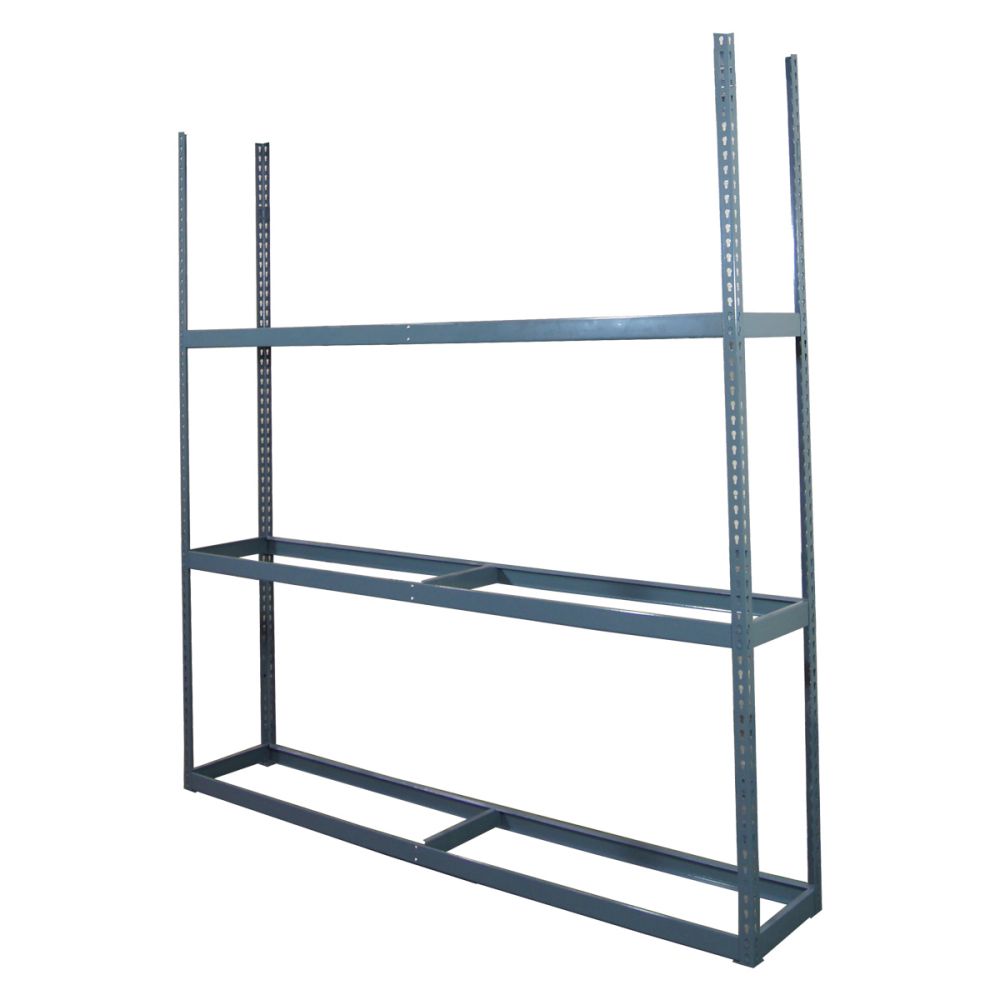 Martins Industries MTSR-3 3-Tier Tire Storage Rack empty steel frame assembly view