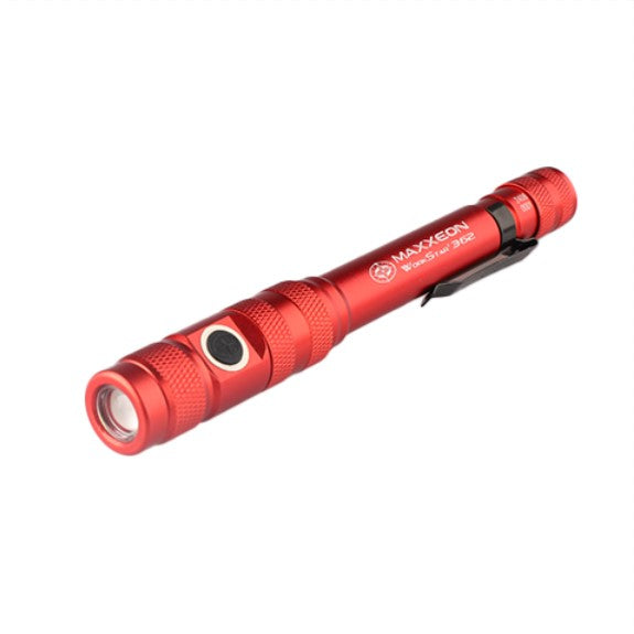 Maxxeon WorkStar 362 red rechargeable LED inspection penlight
