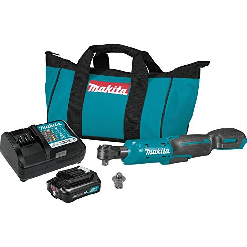 Makita Power Tools RW01R1 12V max CXT Lithium-Ion Cordless 3/8" / 1/4" Sq. Drive Ratchet Kit (2.0Ah) - MPR Tools & Equipment