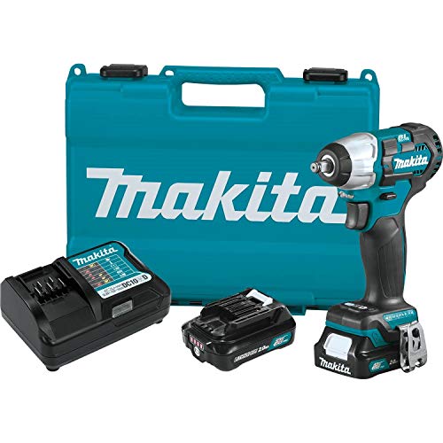 Makita WT05R1 12V max CXT Lithium-Ion Brushless Cordless 3/8" Sq. Drive Impact Wrench Kit (2.0Ah) - MPR Tools & Equipment