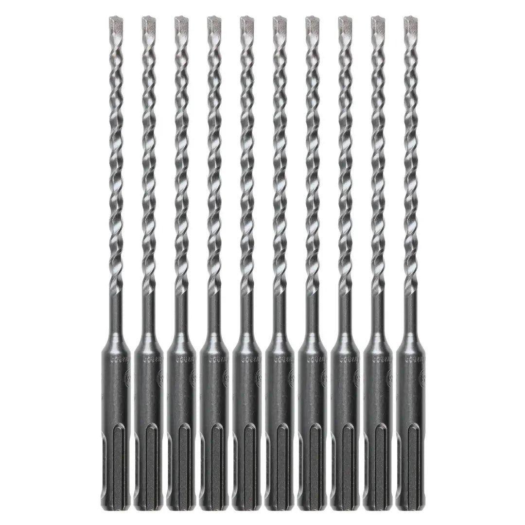 Makita B-60872 3/16" x 6" SDS-Plus 2-Cutter Carbide Drill Bit (10-Pack)