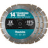 Makita B-69646 14" Segmented Diamond Blade, General Purpose, Contractor (3-Pack)