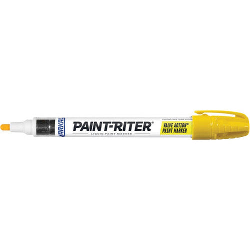 Markal Markers 96821EA VALVE ACTION PAINT MARKER, YELLOW - MPR Tools & Equipment