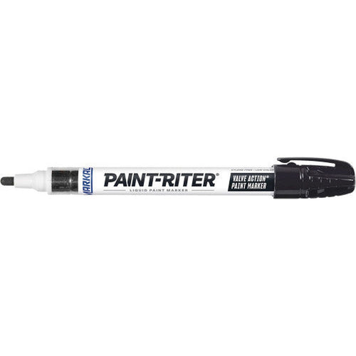 Markal Markers 96823EA VALVE ACTION PAINT MARKER, BLACK - MPR Tools & Equipment