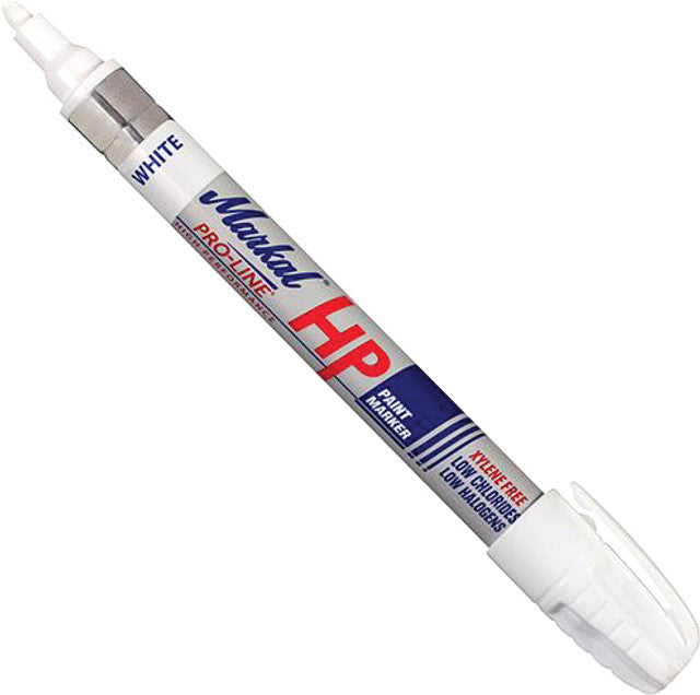 Markal Markers 96960EA PRO-LINE® HP Liquid Paint Marker, White - MPR Tools & Equipment