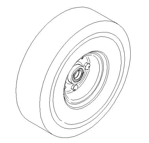 Martins Industries SP-0005 Solid Wheel (x2) for Tire Cart MPTC and MTC - MPR Tools & Equipment