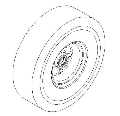 Martins Industries SP-0005 Solid Wheel (x2) for Tire Cart MPTC and MTC - MPR Tools & Equipment