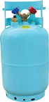 Mastercool 67010 30 Lb. D.O.T. Tank W/Float R134a (Blue) - MPR Tools & Equipment