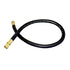 Mastercool 94136 36? 3/8? SAE Replacement Black Hose without Ball Valve - MPR Tools & Equipment