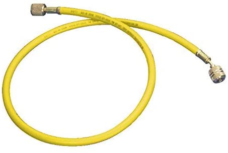 Mastercool 98722 72" Yellow Conversion Hose with Shut-Off Valve - MPR Tools & Equipment