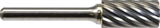 Mastercut SA-3NX NX Series SA - Cylindrical Bur No End Cut for Stainless Steel, 3/8" Cutting Diam, 2-1/2" OAL, 1/4" Shank - MPR Tools & Equipment