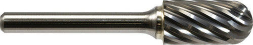 Mastercut SC-3NX NX Series SC - Radius Cylindrical Bur for Stainless Steel, 3/8" Cutting Diam, 2-1/2" OAL, 1/4" Shank - MPR Tools & Equipment