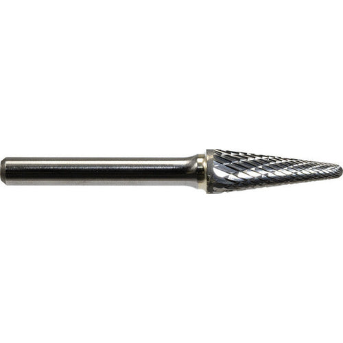 Mastercut SL-3DC 3/8 Diameter Doublecut SL Radius Cone Shape Burs - 14 Degree - MPR Tools & Equipment