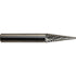 Mastercut SM-2DC 1/4 Diameter Doublecut SM Pointed Cone Shape Burs - 14 Degree - MPR Tools & Equipment