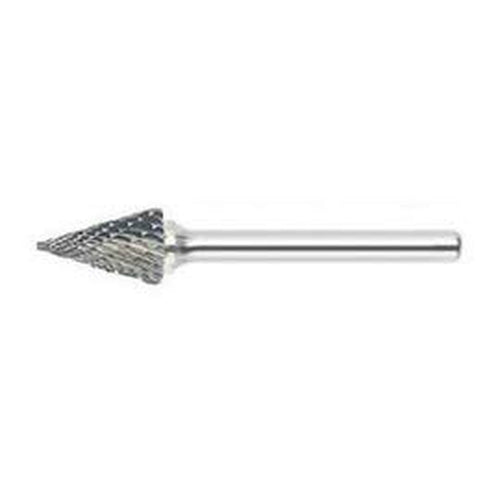 Mastercut SM-5L6DC 1/2" Dia X 7/8" Pointed Cone Shape Double Cut Carbide Burr - MPR Tools & Equipment