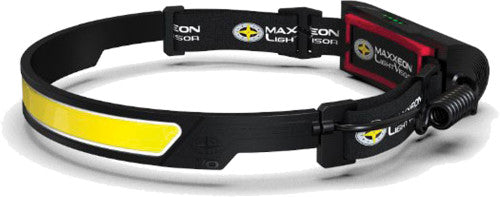 Maxxeon 00640 Workstar Lightvisor Rechargeable Headlight, 600/300 Lumens - MPR Tools & Equipment