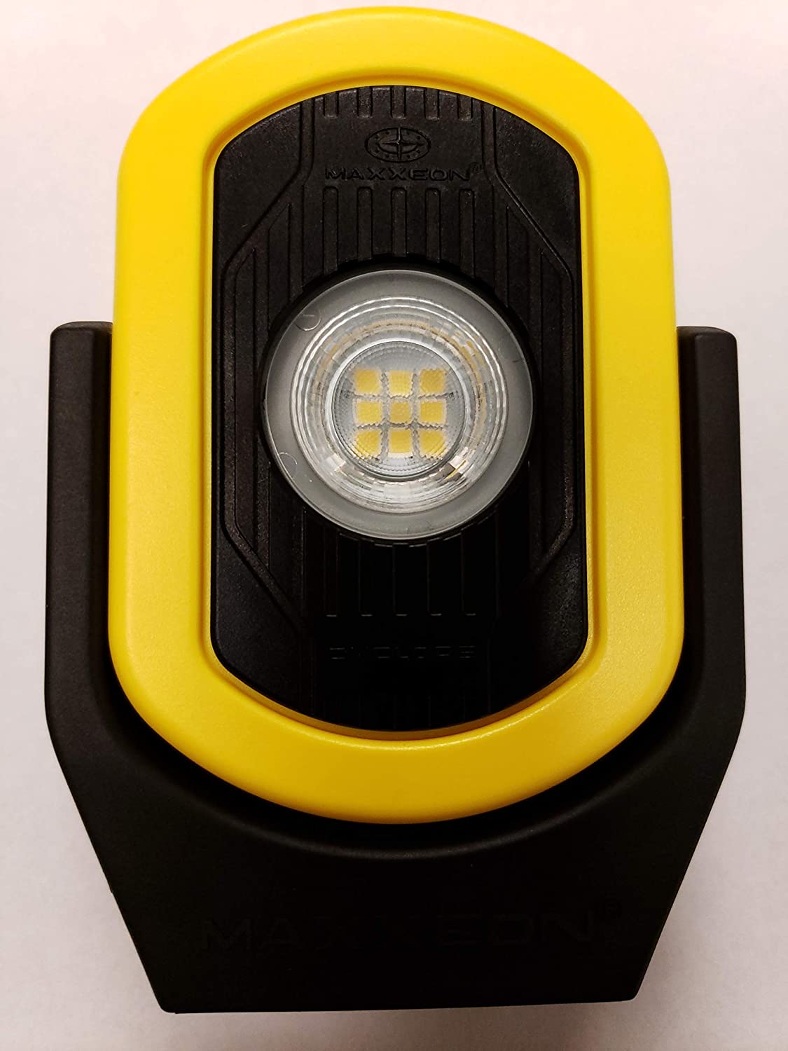 Maxxeon 00812 Hivis Yellow, Workstar Cyclops USB Rechargeable LED Worklight - MPR Tools & Equipment