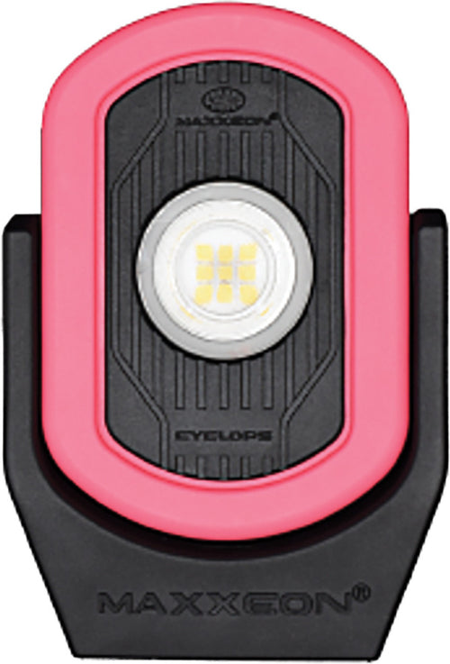 Maxxeon 815 Workstar Cyclops Rechargeable Magnetic Work Light (Pink Body - MPR Tools & Equipment