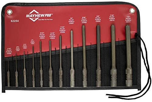 Mayhew Pro 62254 112-K Pilot Punch Kit. 12-Piece - MPR Tools & Equipment