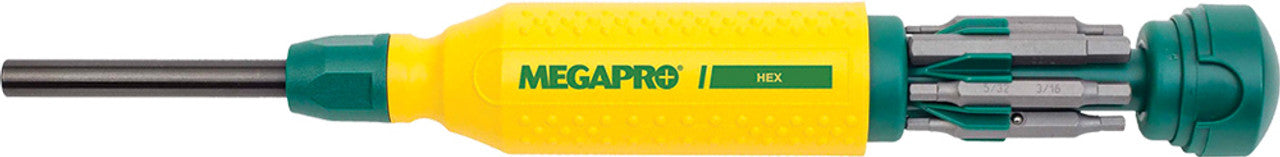 Megapro Tools 151HEX-C Megapro Hex 15 In 1 Multi-Bit Screwdriver - Carded With UPC - MPR Tools & Equipment