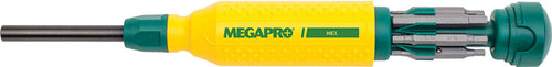 Megapro Tools 151HEX-C Megapro Hex 15 In 1 Multi-Bit Screwdriver - Carded With UPC - MPR Tools & Equipment