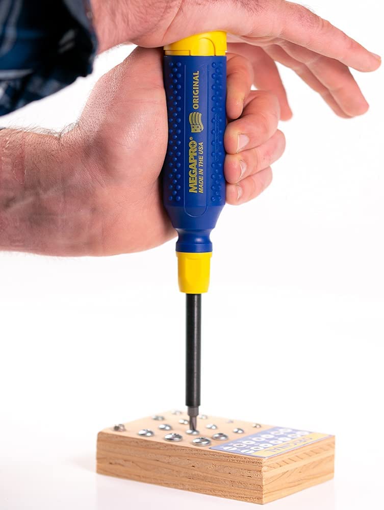 Megapro Tools 151NAS-C Original 15-in-1 Multi-Bit Screwdriver (Carded) - MPR Tools & Equipment