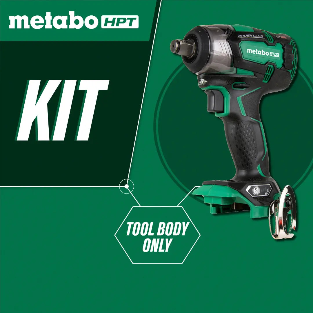 Metabo HPT WR18DBDL2Q4M 18V Brushless 1/2 in. Impact Wrench (Tool Only)