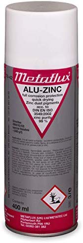 Metaflux 70-42 Alu-Zinc Spray Corrosion Proof Repair Galvanized Surfaces Quick Drying Restores Luster Maintains Appearance (1) - MPR Tools & Equipment