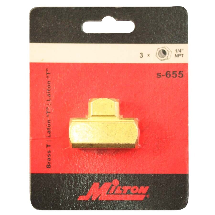 Milton Industries 655 Female "T" 1/4" NPT - MPR Tools & Equipment