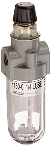 Milton Industries S-1150 1/4" NPT Polycarbonate Mini Lubricator - MPR Tools & Equipment