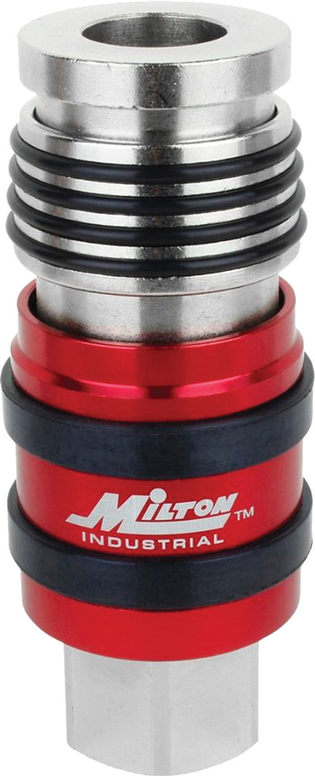 Milton Industries S-1773 G-Style Universal Safety Exhaust Industrial Coupler, 1/2" Fnpt X 1/2" Body Flow (Accepts G-Style .125 & .375) - MPR Tools & Equipment