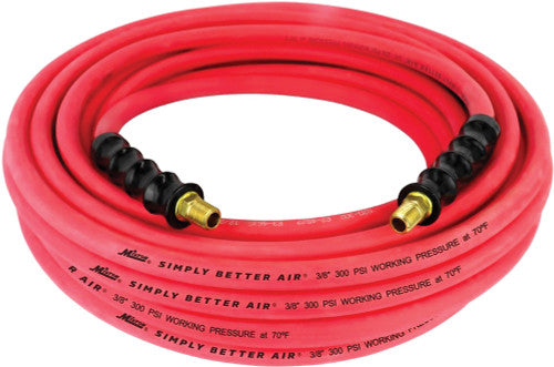 Milton Industries ULR385014 3/8" X 50' ULTRA LIGHTWEIGHT RUBBER AIR HOSE WITH 1/4" NPT ENDS - MPR Tools & Equipment