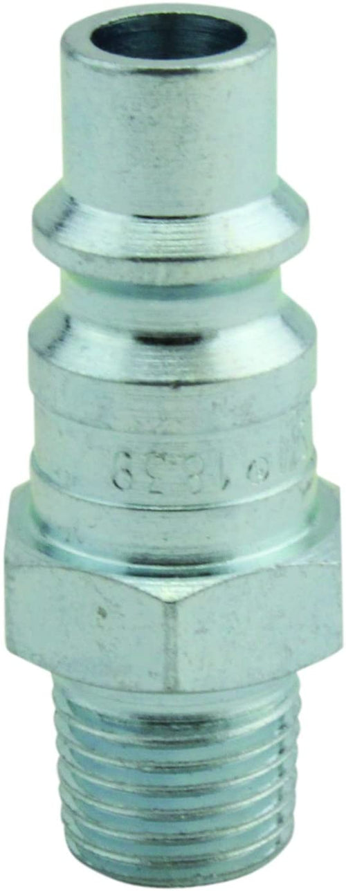 Milton S-1839 1/4" MNPT H-Style Air Compressor Quick Connect Air Fitting Plug (2PCS) - MPR Tools & Equipment