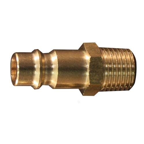 Milton S-760 1/4" MNPT HIGHFLOWPRO® V-Style Male Brass Plug (Pack of 2) - MPR Tools & Equipment