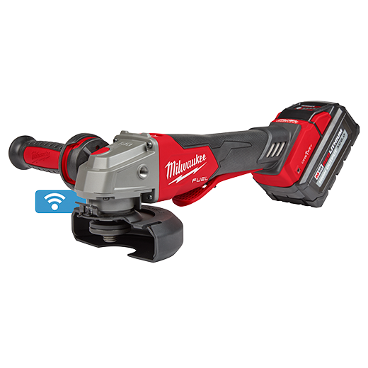 Milwaukee 2882-22 M18 FUEL 4-1/2" 5" Braking Grinder w/ ONE-KEY Paddle Switch No Lock Cordless 18V