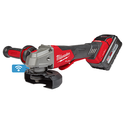 Milwaukee 2882-22 M18 FUEL 4-1/2" 5" Braking Grinder w/ ONE-KEY Paddle Switch No Lock Cordless 18V