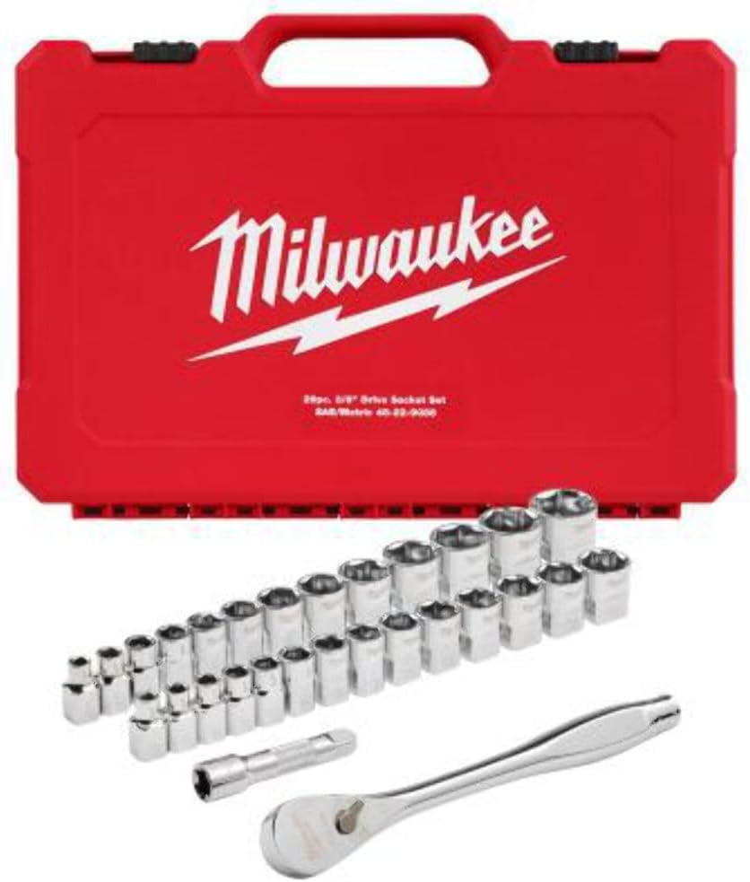 Milwaukee 48-22-9088 29pc 3/8" Socket Set-SAE/Metric