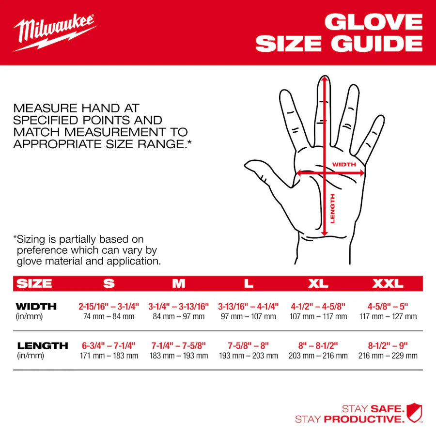 Gants de démolition à impact Milwaukee Tool 48-73-8552 - Grand