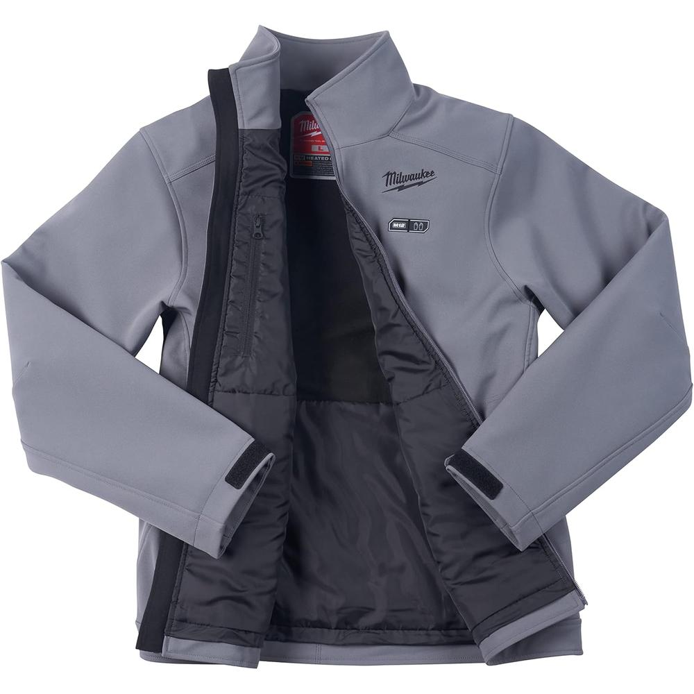 Milwaukee Tool 202G-21L M12™ Heated TOUGHSHELL™ Jacket Kit, Gray, Large